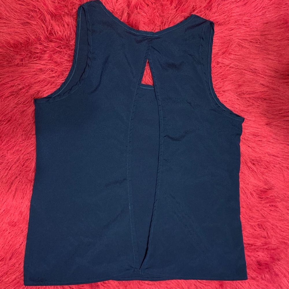Navy blue blouse - Picture 2 of 2
